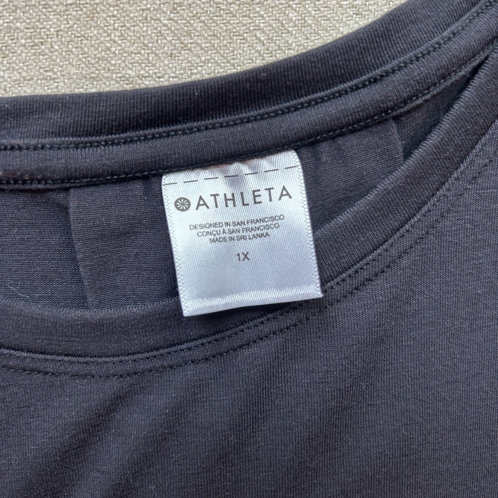 Athleta Black With Ease Tee - Picture 2 of 5